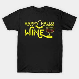 Happy Hallo Wine T-Shirt